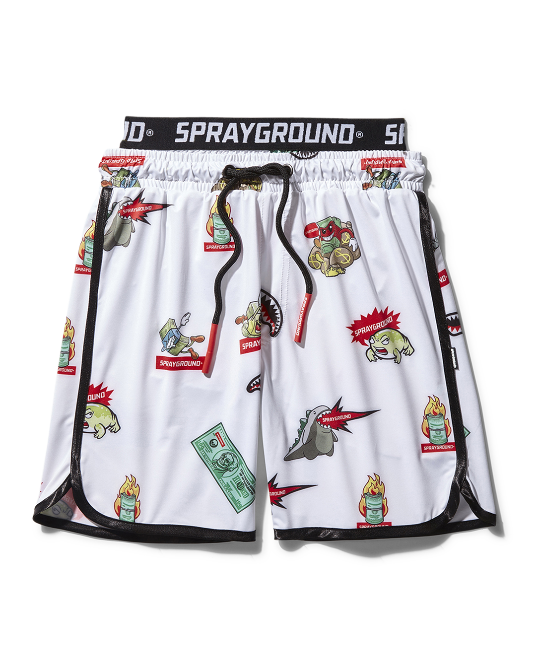 KIDS PATCH ALL-IN SWIM TRUNKS (WHITE)